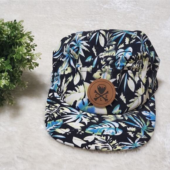 CLE Cleveland Botanical Tropical Ballcap Hat - Picture 1 of 5